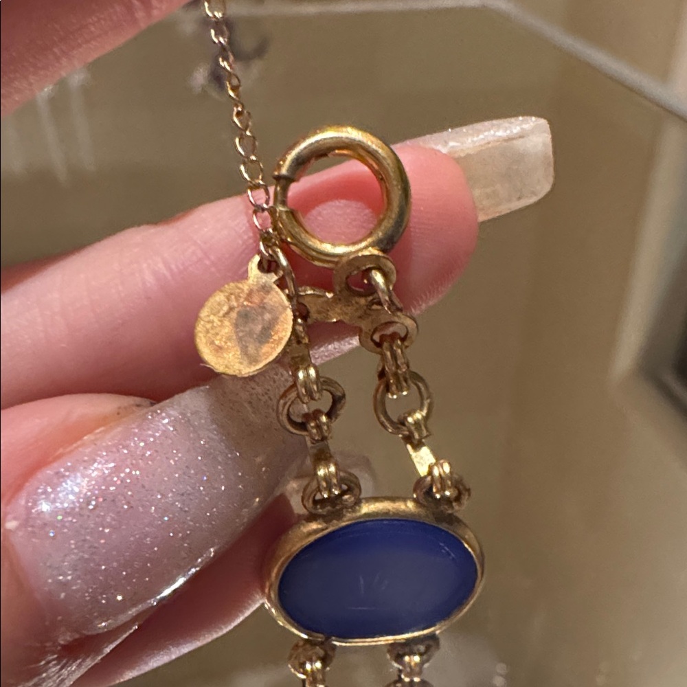 Vintage Coro 12K Gold Filled Multi-Stone Scarab Bracelet ✨ - Picture 4 of 10